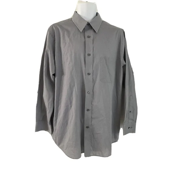 croft and barrow classic fit dress shirt Men's Croft & Barrow Classic-Fit Easy-Care Woven Button-Down Shirt